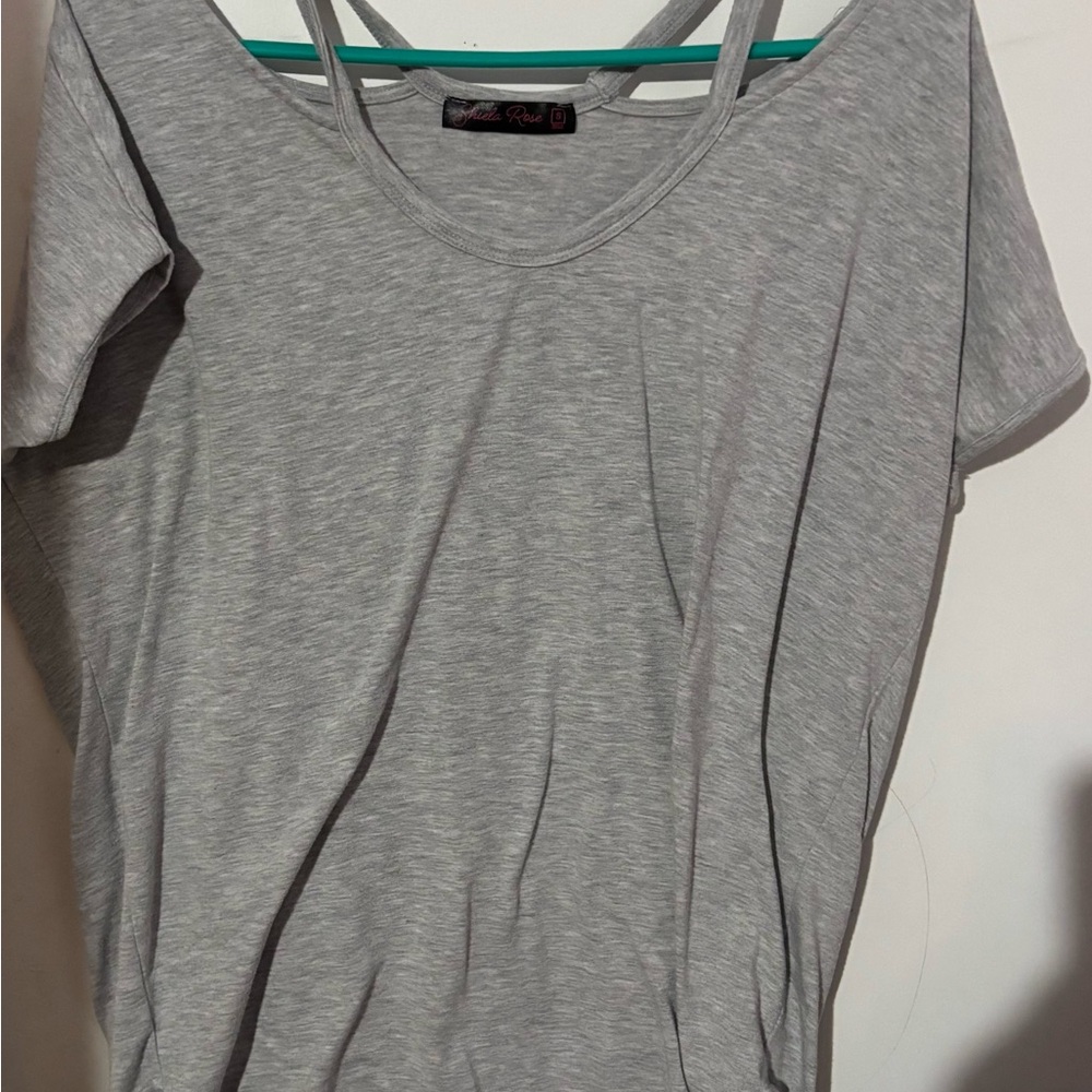 Stylish Gray Women's Blouse